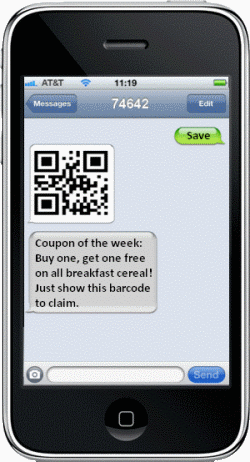 Mobile Phone with Mobile Coupon